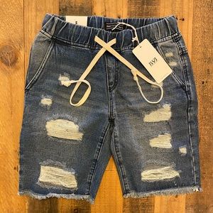 Denim Bermuda Shorts S